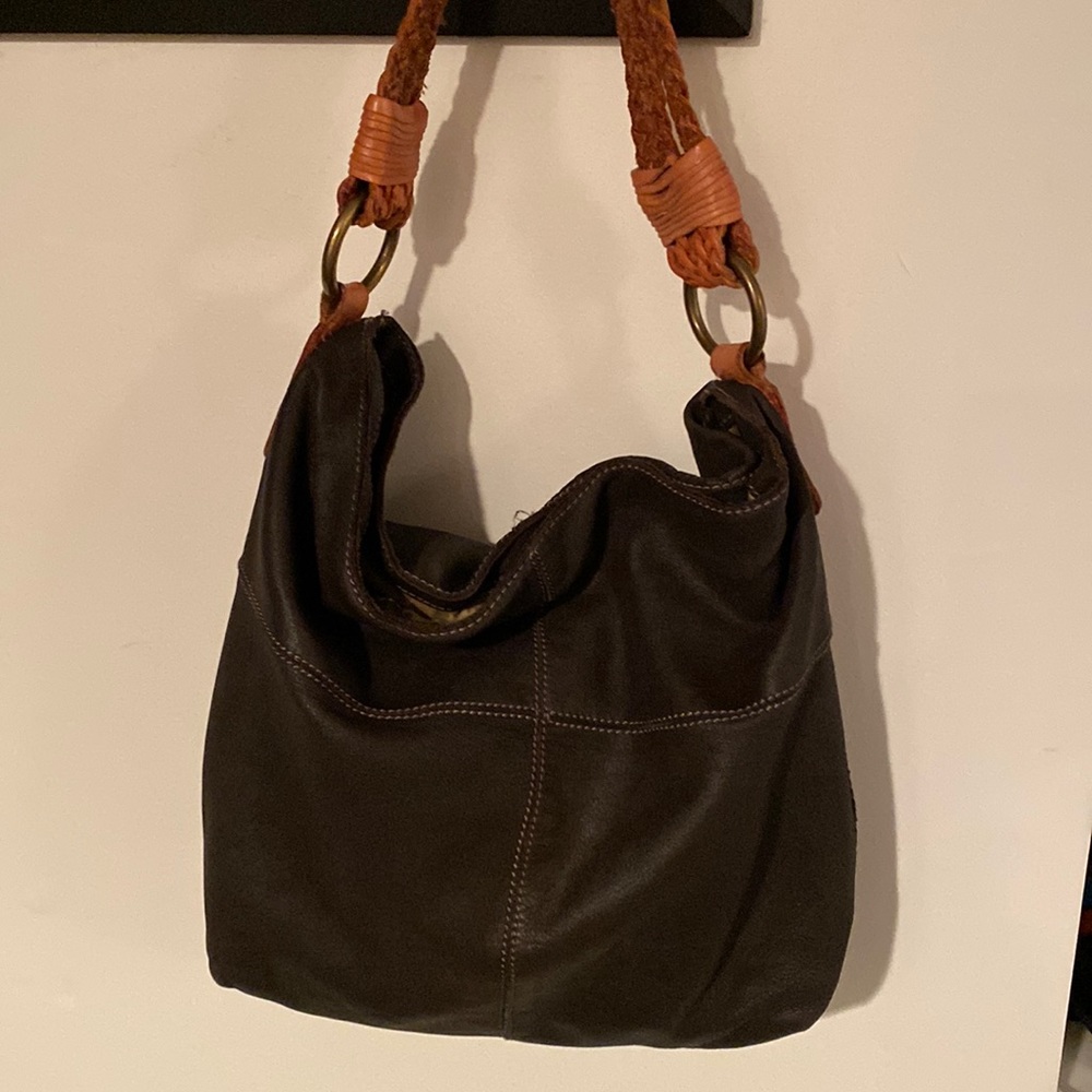 Lucky Brand leather hobo bag